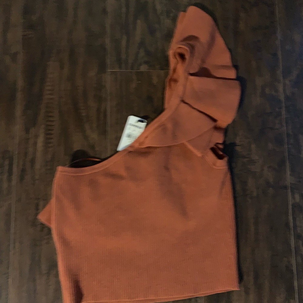 Express Rust Crop Top - Picture 5 of 5